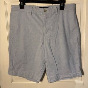 Chaps Men's Sky Blue Flat Front Shorts